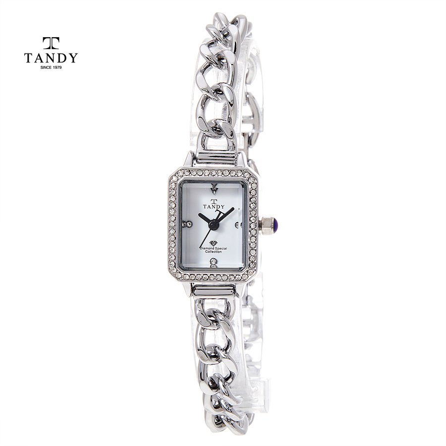 [탠디] 다이아라인 여성 메탈시계 DIA-4035 WH-BK