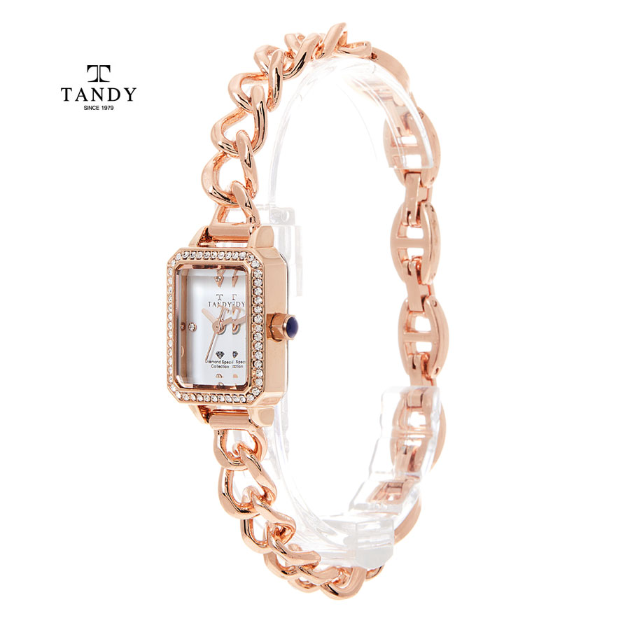 [탠디] 다이아라인 여성 메탈시계 DIA-4035 RG