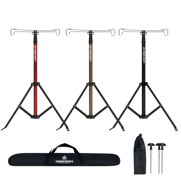 [어반캠퍼] 감성 캠핑 4단 접이식 랜턴 걸이 스탠드