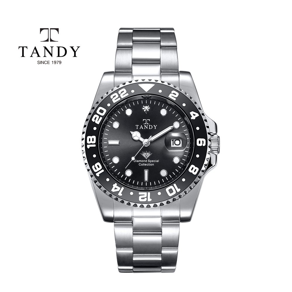 [탠디] 다이아라인 남여공용 메탈시계 DIA-3922 BK