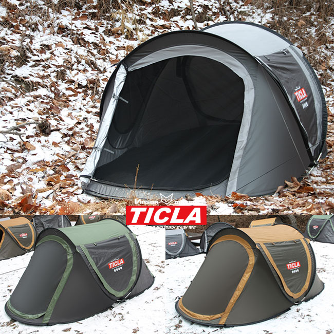 [빈슨메시프]티클라 가성비 자동 팝업 원터치텐트(3인용)