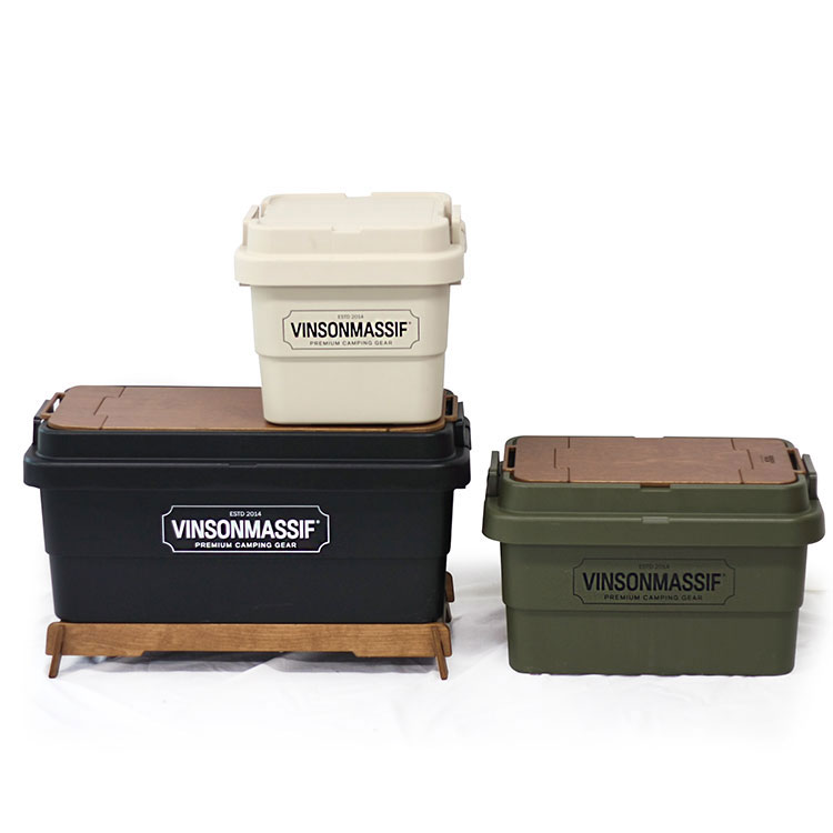 [빈슨메시프] 프리미엄 스태킹 캠핑 카고 박스 50L