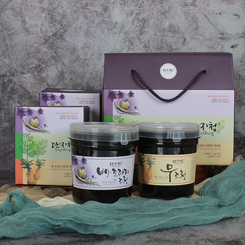 [단지청] 2종세트(배도라지조청+무조청)2kg