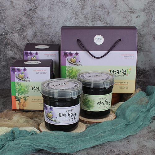 [단지청] 2종세트(배도라지조청+인진쑥조청)2kg