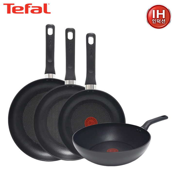 [테팔] 인덕션 델리커시 티타늄 프라이팬 22cm+24cm+28cm+멀티팬 28cm TFC-ID248W
