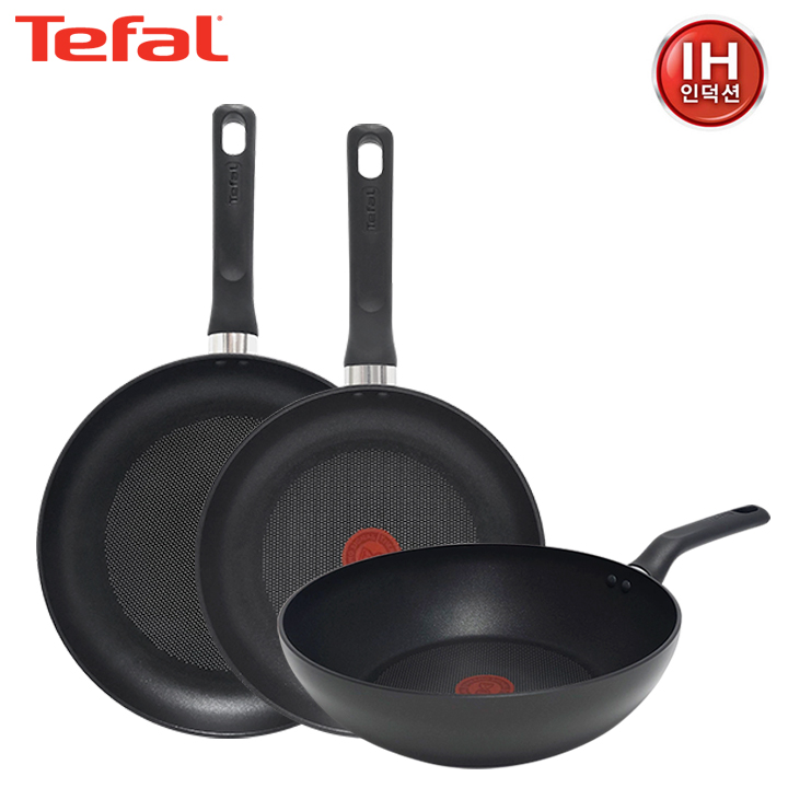[테팔] 인덕션 델리커시 티타늄 프라이팬 24cm+28cm+멀티팬 28cm TFC-ID48W