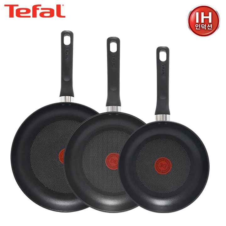[테팔] 인덕션 델리커시 티타늄 프라이팬 22cm+24cm+28cm TFC-ID248