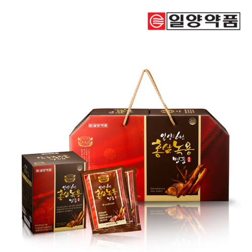 [일양약품] 일양 6년 홍삼녹용 명품 60ml x 30포(1개월분)