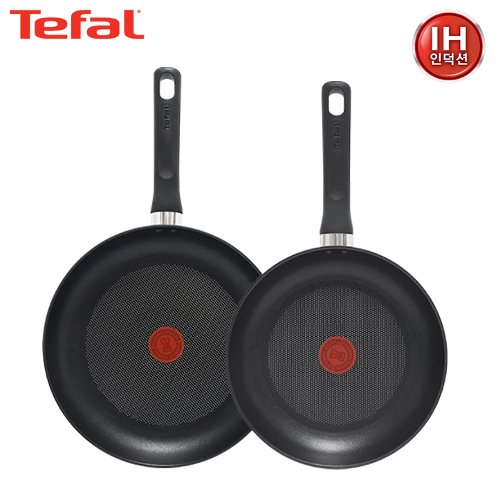 [테팔] 인덕션 델리커시 티타늄 프라이팬 24cm+28cm TFC-ID48
