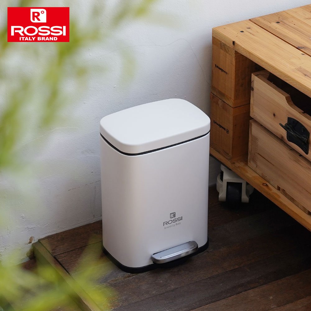 [이태리 로시] 뎀퍼 페달 휴지통 5L