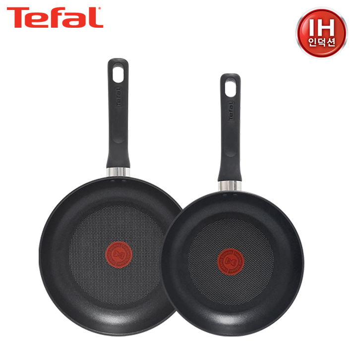 [테팔] 인덕션 델리커시 티타늄 프라이팬 22cm+24cm TFC-ID24