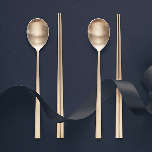 [한국도자기리빙] 지오 유기수저 2벌세트