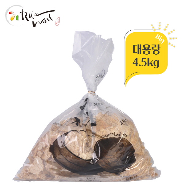 [라이스웰] 오래구워 구수한 백미누룽지 4.5kg