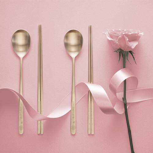 [한국도자기리빙] 화접 유기수저 2벌세트