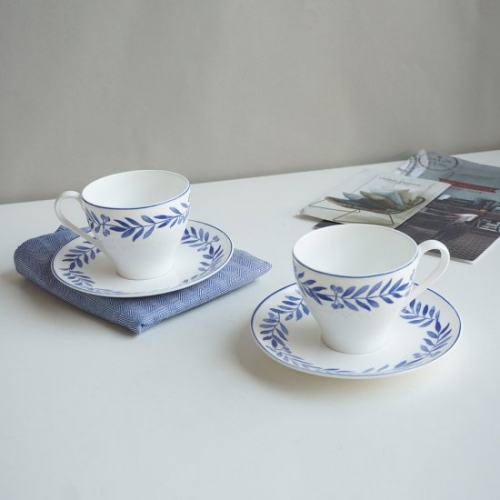 [한국도자기] 블루벨 커피세트 4p