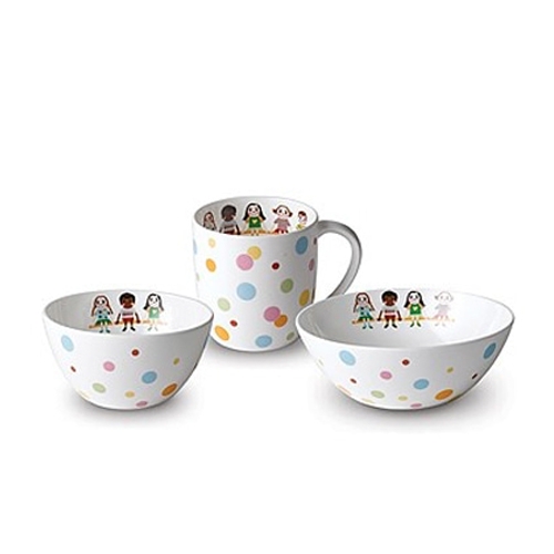 [한국도자기] 젤리버블 키디 1인반상기 3p