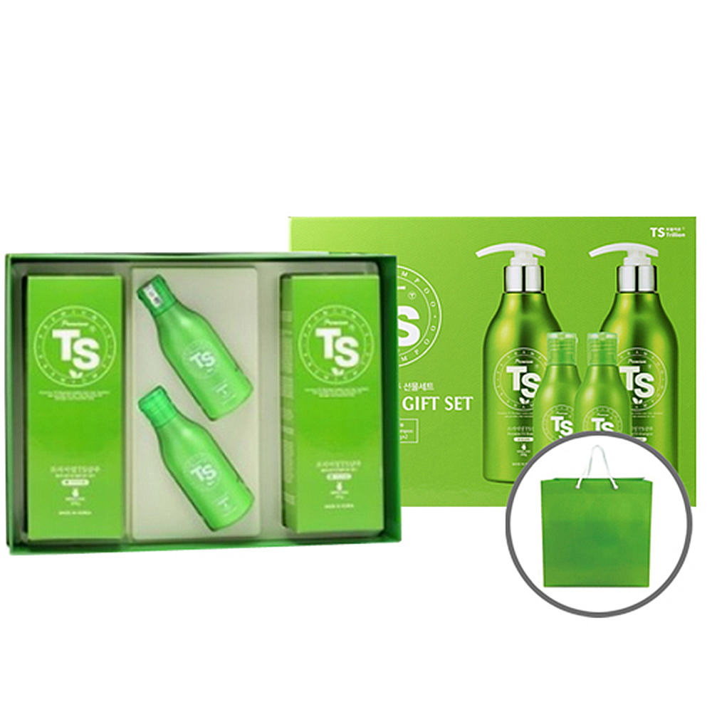 프리미엄 TS샴푸 선물세트 04호 (300gx 2개, 100gx2개, 쇼핑백)