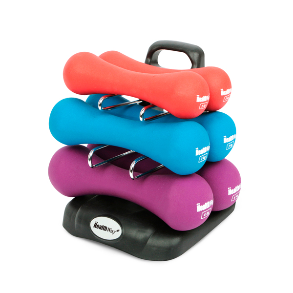 [헬스웨이] 근력운동 커플 아령세트 18KGS (2,3,4KGX2)