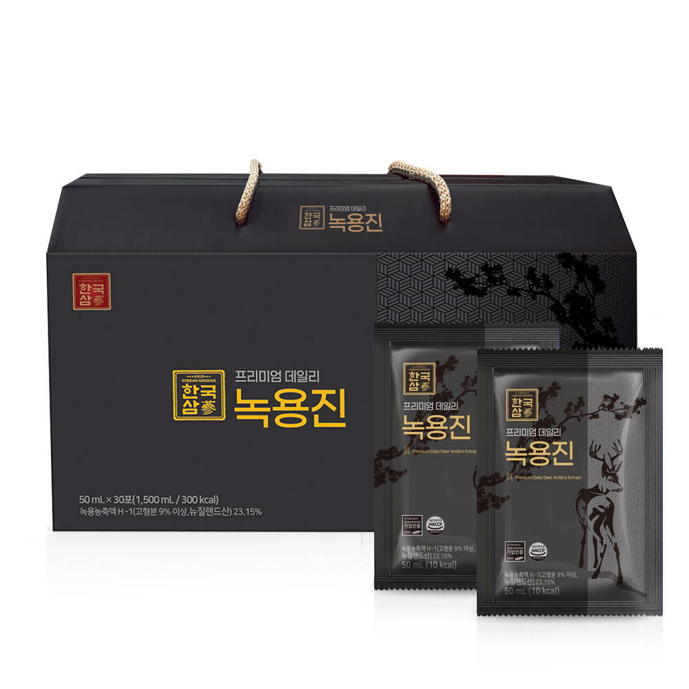 한국삼 프리미엄 데일리 녹용진 50ml x 30포