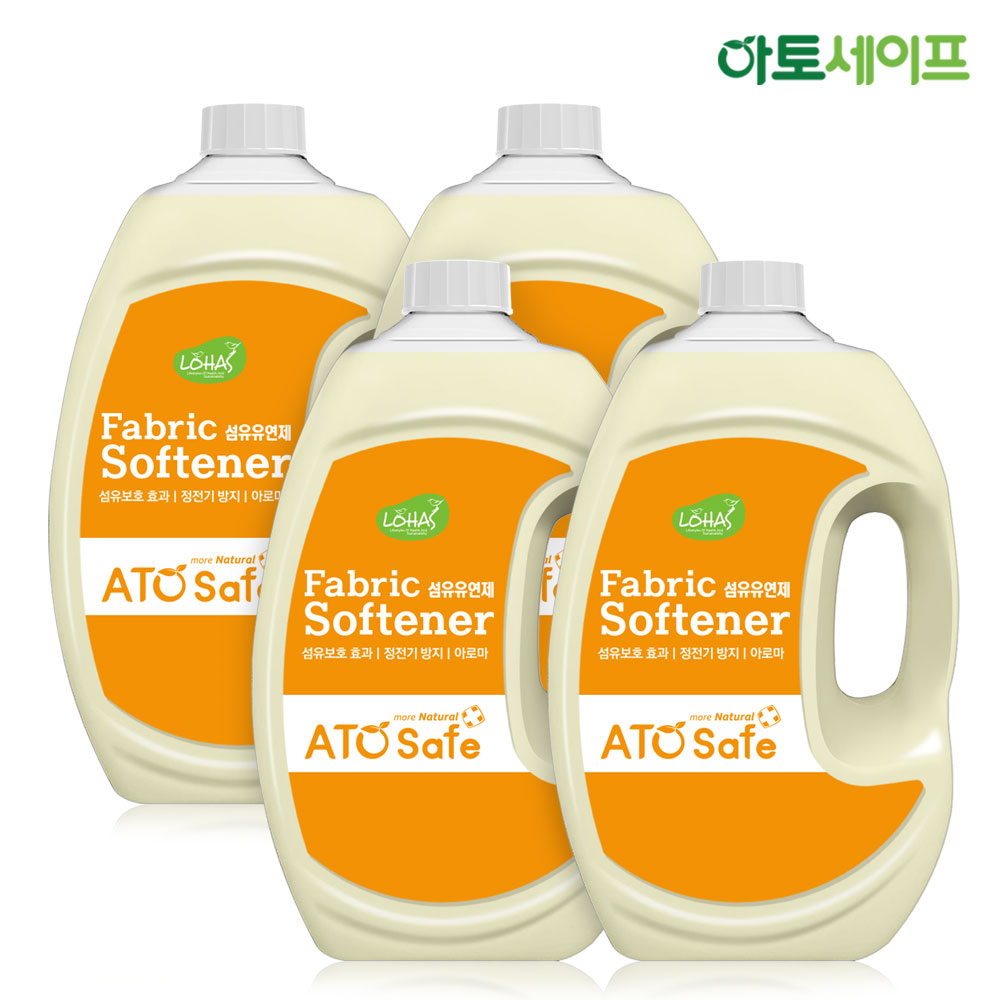 아토세이프 섬유유연제 (후리지아향 2.5L 4개)