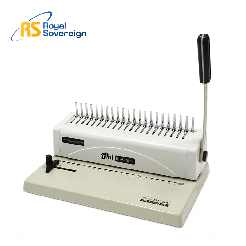 [로얄소브린] 플라스틱링 제본기(12매) RBM-1200N
