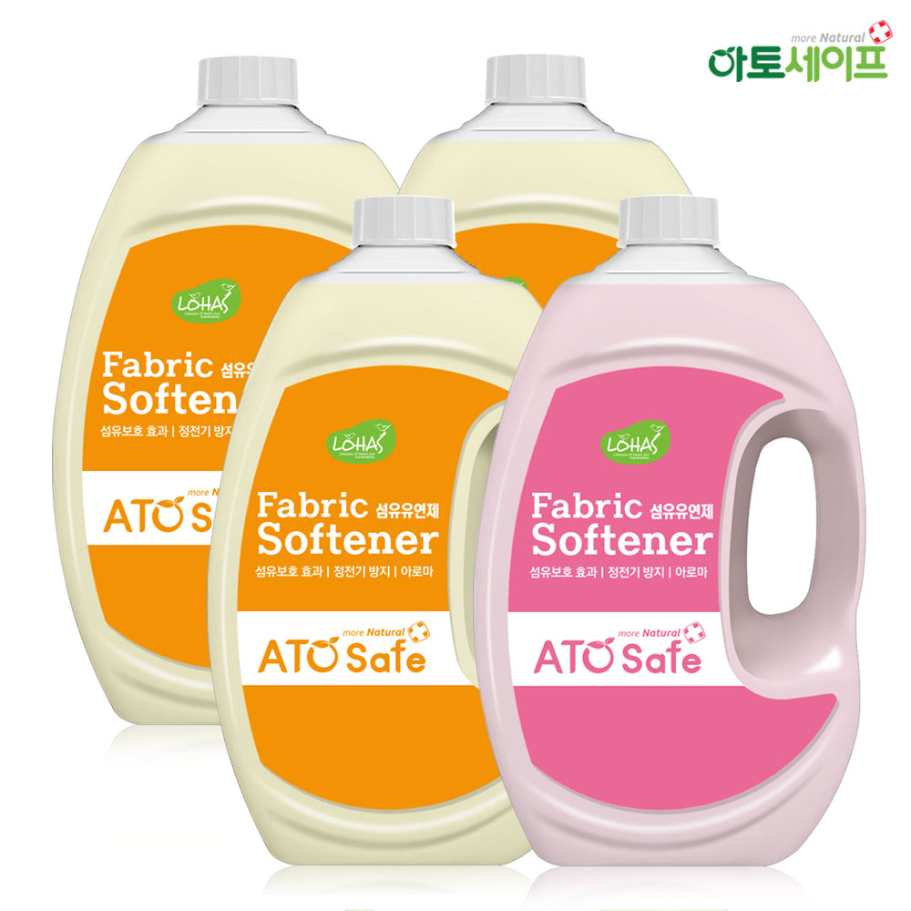 아토세이프 유연제 2.5L 후리지아향 3개+핑크로즈향 1개