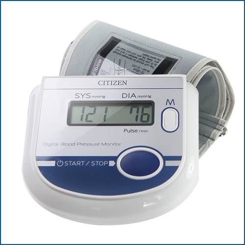 [시티즌 CH-452 디지털 자동혈압계] 90회 메모리 저장/최종 3회분 평균치 확인가능