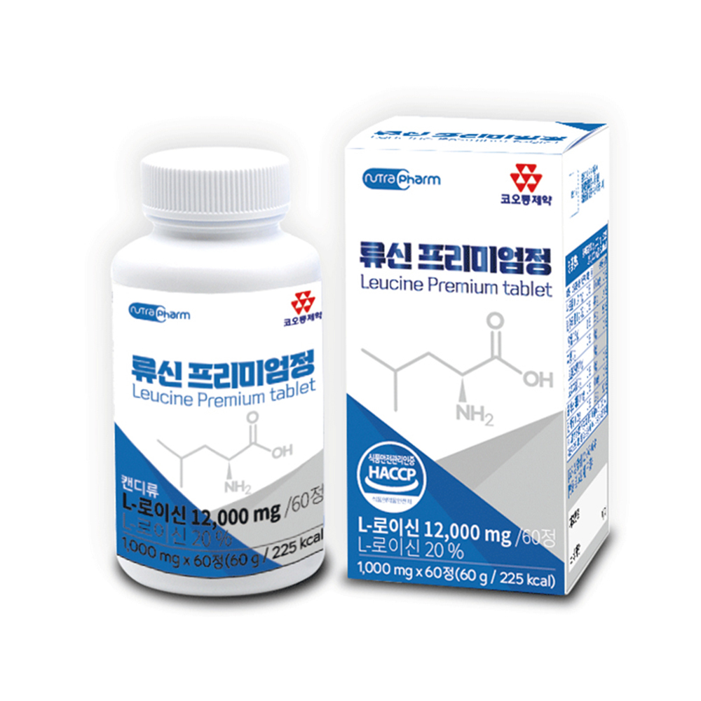 코오롱제약 뉴트라팜 류신 프리미엄정 1000mg x 60정