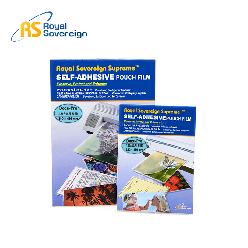 [로얄소브린] 고품질 손코팅필름 A4(223×310)-100매