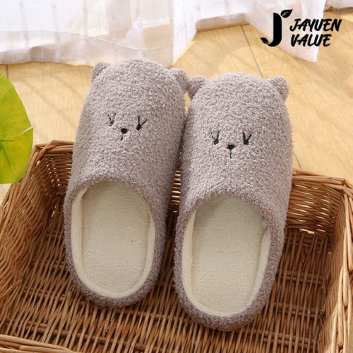 [자연밸류] 여성 따뜻한 슬리퍼 실내화 JVM-PKD01 (색상택일)