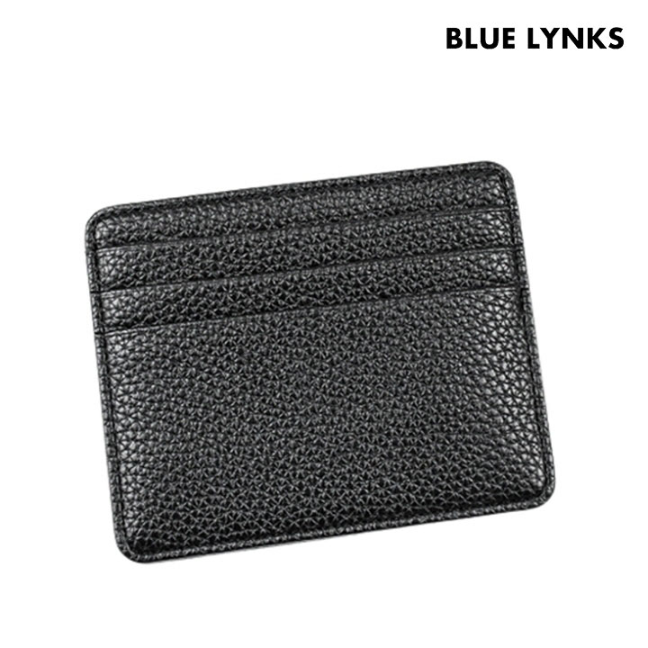 [블루링스] KBA 양면 PU가죽 블랙 카드지갑 BLM-KBA01