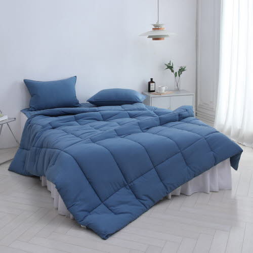 [쉐모아] 네츄럴 모달 워싱 차렵이불 퀸 풀세트(이불1P,패드1P,베개커버2P,베개솜2P)_색상 택1