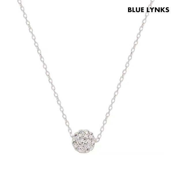 [블루링스] URH 실버 S925 비드 라이트 목걸이 BRM-URH01