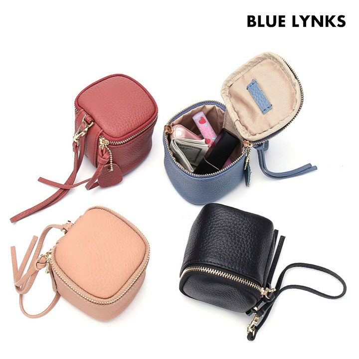 [블루링스] KBX 소가죽 휴대용 화장품 다용도파우치 BLM-KBX01 (색상택일)