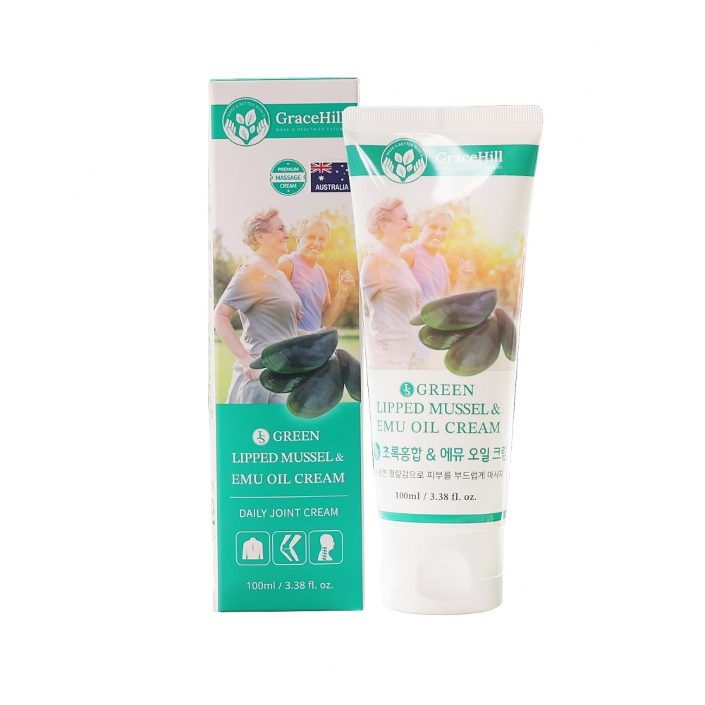[그레이스힐] 초록홍합 에뮤오일크림 100ml 1개