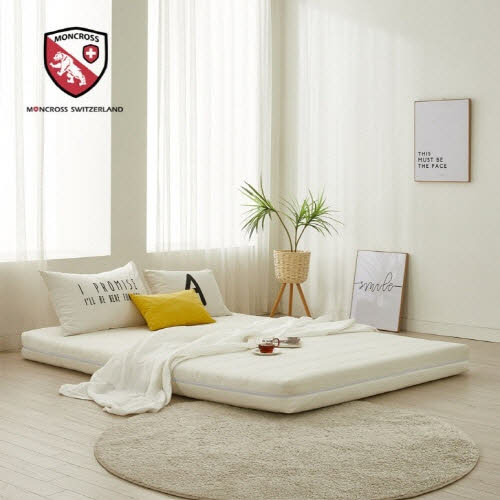 [몽크로스]벨벳 프라임 롤팩 매트 퀸_200×150×15cm