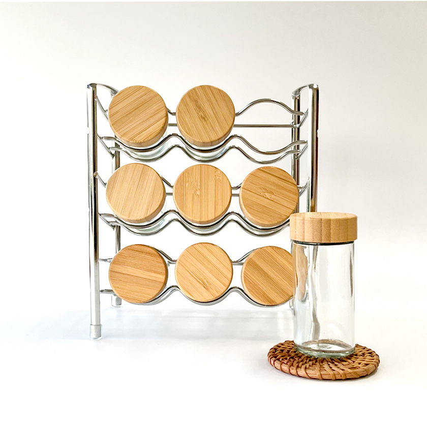 [공간엔] 양념병 조미료통 + 랙 세트 (9종)