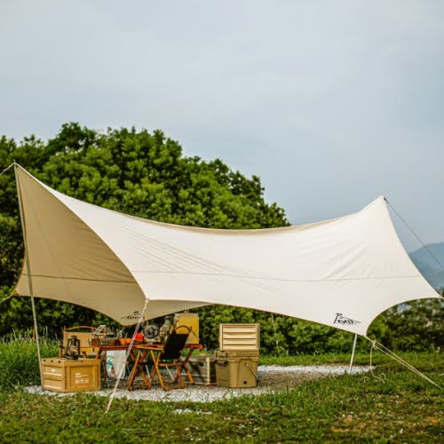 [뮤토] 오프위크 팔각 별 타프 대형