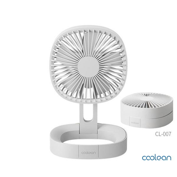 [쿨린] 저소음 BLDC 모터 충전식 미니 폴딩팬 CL-007