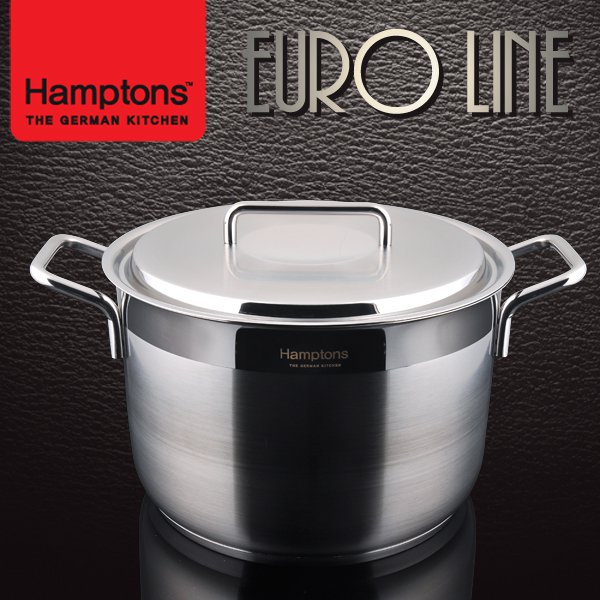 [Hamptons] 독일햄튼 유로라인 인덕션 3중바닥 26곰솥냄비(HEL-26P)