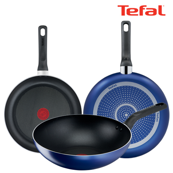 [테팔] 티타늄 미드나잇 블루 후라이팬 3종 (26cm+28cm+멀티팬28cm)