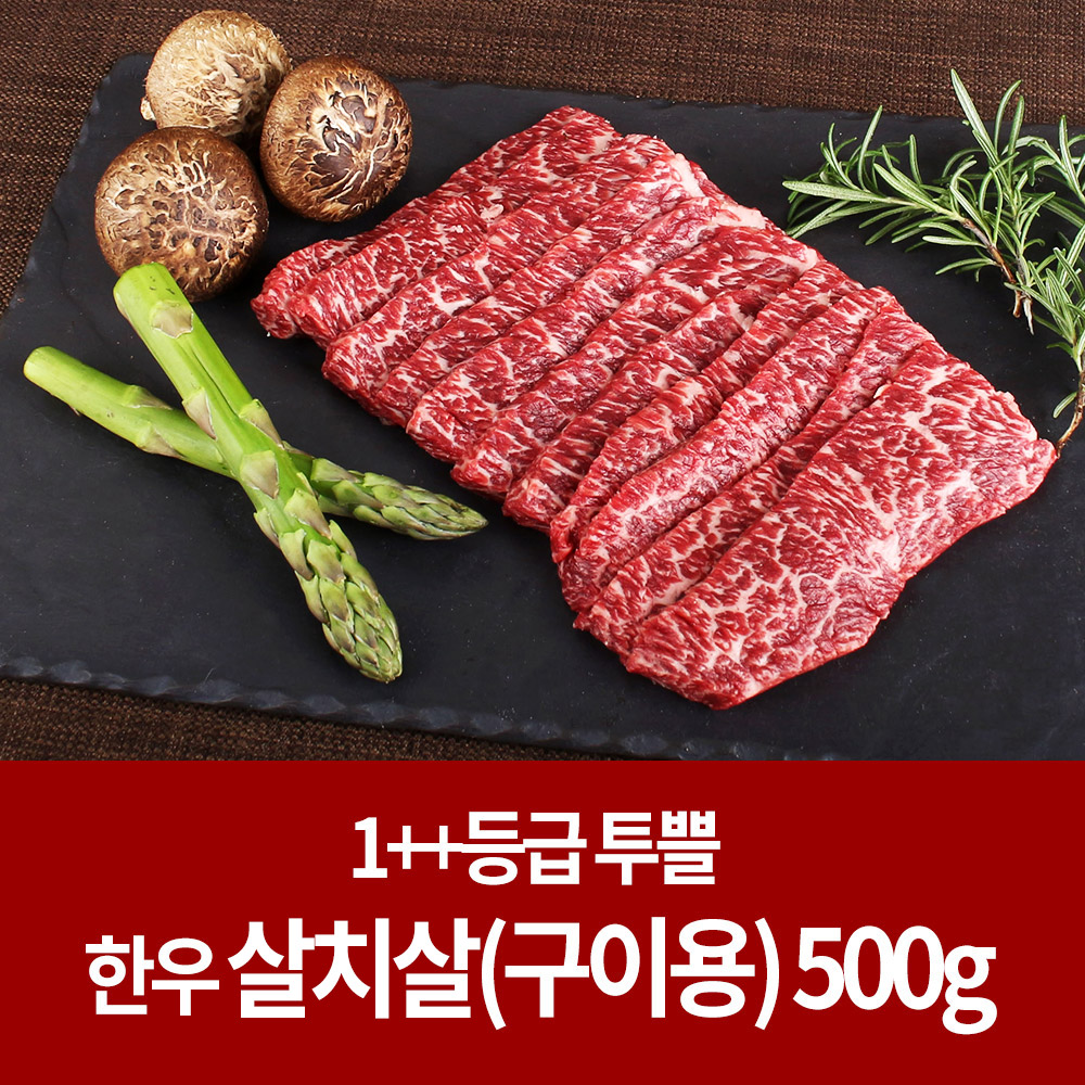[숙성 한우] 소고기 1++등급 살치살 500g (구이용)