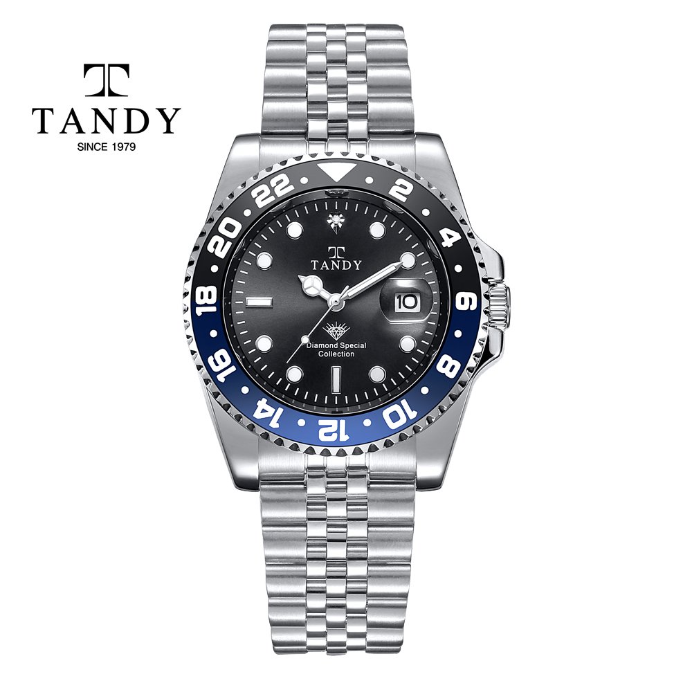 [탠디] 다이아라인 남여공용 메탈시계 DIA-3922 BLUE-BK
