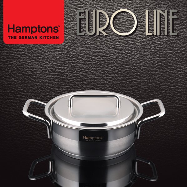 [Hamptons] 독일햄튼 유로라인 인덕션 3중바닥냄비 20전골(HEL-20C))