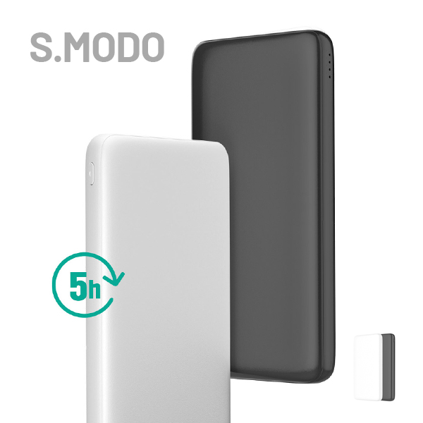 [에스모도] 듀얼 슬림형 10,000mAh 보조배터리 CL-848 (색상택일)