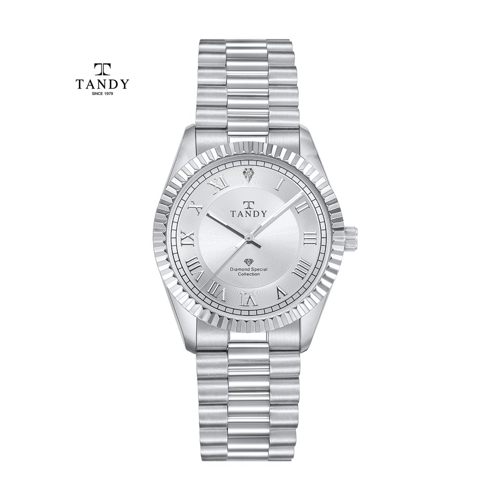 [탠디] 사파이어 다이아라인 남성 메탈시계 TS-303 M WH