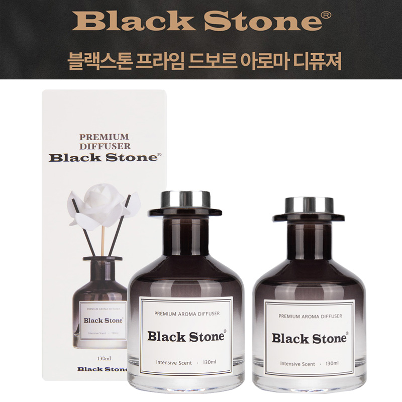 [블랙스톤] 프라임 드보르 아로마 디퓨져(130ml) 2병 (향선택)