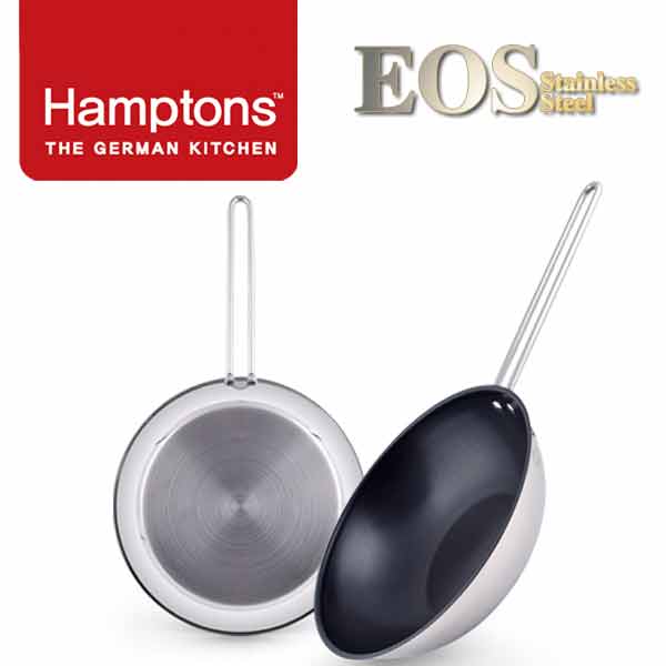 [Hamptons] 독일햄튼 EOS스텐 인덕션 코팅 후라이팬2종세트-D (HTEF-26F28W)