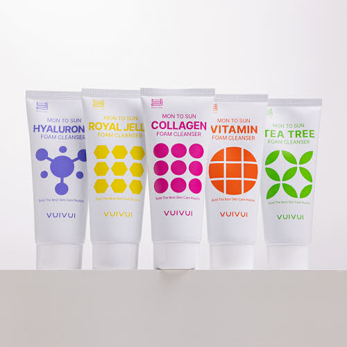 [뷰이뷰이] 벼리 먼투썬 폼 클렌저 100g 3개입 (5종/택1)