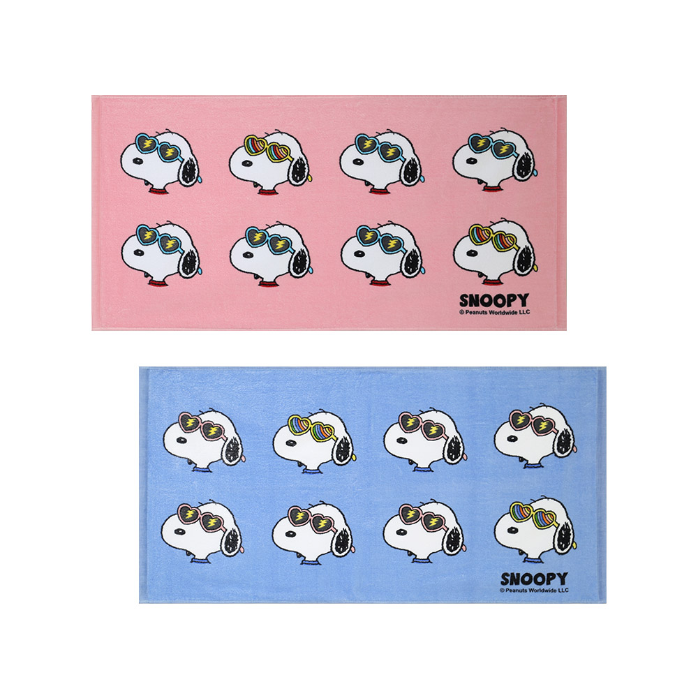 [송월] 스누피 선글라스50 비치타올 50x100cm 2장